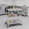 Amgood Utility Cart, Stainless Steel, 3 Shelves Shelves, 28" L, 18" W CART-TUC-1828-Z - alternate 3